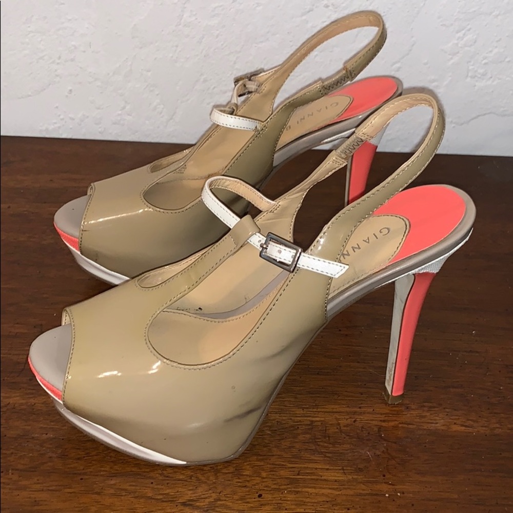 Gianni Bini peep toe heels